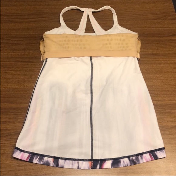 Lululemon Run for Your Money White Purple Pink Tie Dye Tank Top - Picture 6 of 6